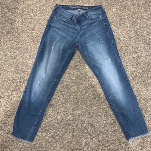 Women’s Calvin Klein Destructed CropJeans Size 10